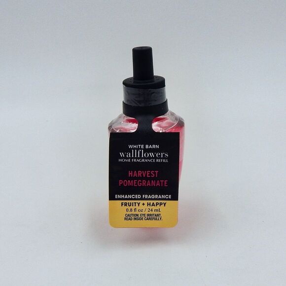 Bath Body Works Harvest Pomegranate White Barn Wallflowers Refill Fruity Happy - Picture 1 of 3